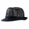 Klobuk Trilby v mornarsko modri barvi s čipko - velikost M 570 mm - FourniResto - Fourniresto