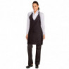 Predpasnik Bavette Tuxedo Črn iz poliestra in bombaža 698 x 838 mm - Chef Works - Fourniresto