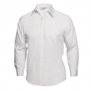 Moška bela srajca z dolgimi rokavi Uniform Works - Velikost S - Chef Works - Fourniresto
