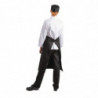 Predpasnik Standard črne barve iz poliestra/bombaža 914 x 762 mm - Whites Chefs Clothing - Fourniresto
