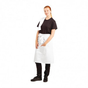 Predpasnik za strežbo standard bel 1000 x 700 mm - oblačila za kuharje Whites - Fourniresto