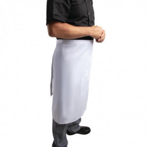 Predpasnik za strežbo standard bel 1000 x 700 mm - oblačila za kuharje Whites - Fourniresto