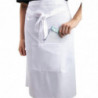 Predpasnik za strežbo standard bel 1000 x 700 mm - oblačila za kuharje Whites - Fourniresto