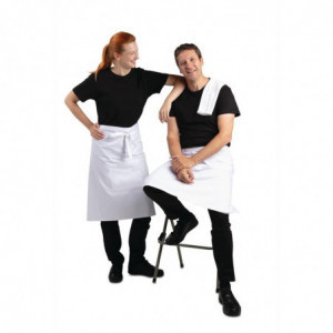 Predpasnik za strežbo standard bel 1000 x 700 mm - oblačila za kuharje Whites - Fourniresto