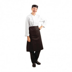 Predpasnik za natakarja Standard črne barve 1000 x 700 mm - Whites Chefs Clothing - Fourniresto