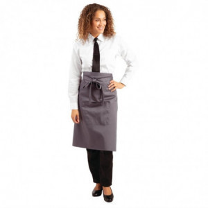 Predpasnik sive barve iz polikotona 1000 x 700 mm - Whites Chefs Clothing - Fourniresto