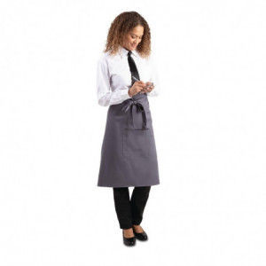 Predpasnik sive barve iz polikotona 1000 x 700 mm - Whites Chefs Clothing - Fourniresto