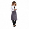 Predpasnik sive barve iz polikotona 1000 x 700 mm - Whites Chefs Clothing - Fourniresto