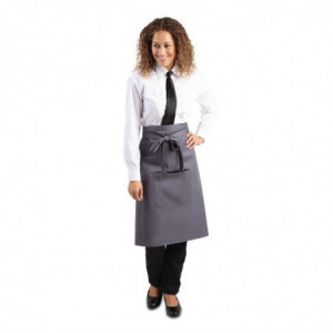 Predpasnik sive barve iz polikotona 1000 x 700 mm - Whites Chefs Clothing - Fourniresto