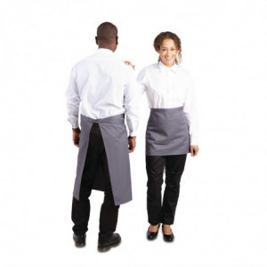 Predpasnik sive barve iz polikotona 1000 x 700 mm - Whites Chefs Clothing - Fourniresto