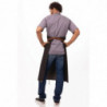 Predpasnik Bavette Noir Urban Memphis 890 x 1005 mm - Chef Works - Fourniresto