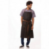 Predpasnik Bavette Noir Urban Memphis 890 x 1005 mm - Chef Works - Fourniresto