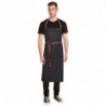 Predpasnik Bavette Noir Urban Memphis 890 x 1005 mm - Chef Works - Fourniresto
