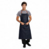Predpasnik Bavette Blue Urban Memphis 890 x 1005 mm - Chef Works - Fourniresto