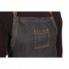 Predpasnik Bavette Blue Urban Memphis 890 x 1005 mm - Chef Works - Fourniresto