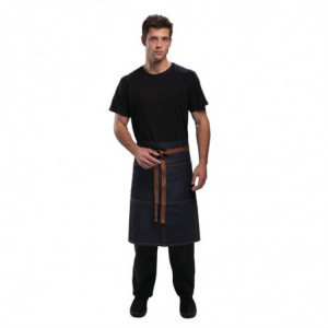 Predpasnik za natakarja v modri barvi Urban Memphis 609 x 812 mm - Chef Works - Fourniresto