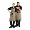 Predpasnik Bavette Olive iz polikotona 711 x 965 mm - Whites Chefs Clothing - Fourniresto