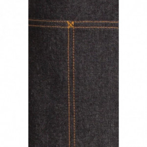 Predpasnik Limonadier Noir Memphis iz bombaža 585 x 305 mm - Chef Works - Fourniresto