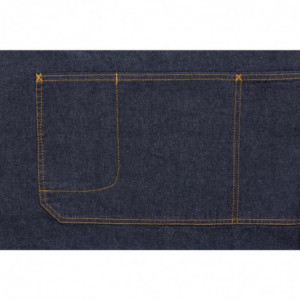 Predpasnik Bavette Indigo Memphis iz bombaža 760 x 865 mm - Chef Works - Fourniresto