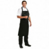 Predpasnik Bavette Noir iz polikotona 900 x 1040 mm - Whites Chefs Clothing - Fourniresto