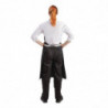 Predpasnik Bavette Denim Noir Southside iz poliestra in bombaža 700 x 1000 mm - Whites Chefs Clothing - Fourniresto