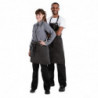 Predpasnik Bavette Taupe Urban Dorset iz bombaža 762 x 863 mm - Chef Works - Fourniresto