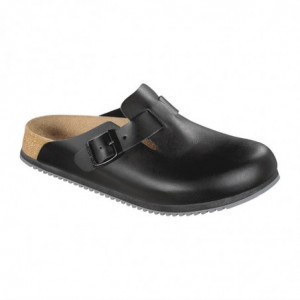 Črne natikače z oprijemom Boston - Velikost 41 - Birkenstock - Fourniresto