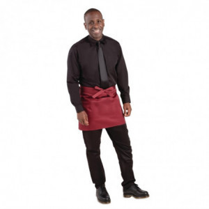 Predpasnik natakarja Bordeaux iz polikotona 373 x 750 mm - Whites Chefs Clothing - Fourniresto