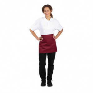 Predpasnik natakarja Bordeaux iz polikotona 373 x 750 mm - Whites Chefs Clothing - Fourniresto