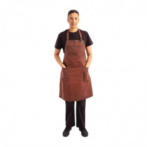 Predpasnik Bavette Rouille Urban Dorset iz bombaža 765 x 865 mm - Chef Works - Fourniresto
