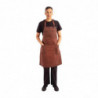 Predpasnik Bavette Rouille Urban Dorset iz bombaža 765 x 865 mm - Chef Works - Fourniresto