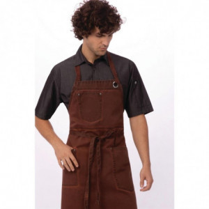 Predpasnik Bavette Rouille Urban Dorset iz bombaža 765 x 865 mm - Chef Works - Fourniresto