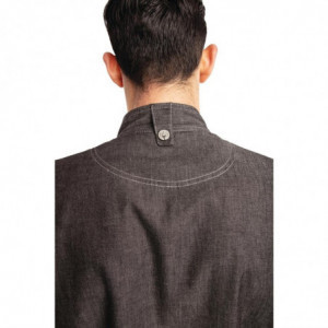 Poznate mešano kuhinjsko jakno iz denim materiala z kratkimi rokavi Urban Delancey - velikost S - Chef Works - Fourniresto.