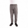 Hlače za kuhanje Jogger s tankimi črnimi in belimi črtami - Velikost XL - Chef Works - Fourniresto
