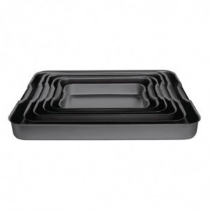 Pekač za pečenje iz anodiziranega aluminija 370 x 265 mm - Vogue - Fourniresto