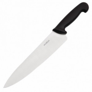 Nož za kuhanje črne barve z rezilom dolžine 25,5 cm - Hygiplas - Fourniresto