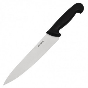 Nož za kuhanje črne barve z 21,5 cm rezilom - Hygiplas - Fourniresto