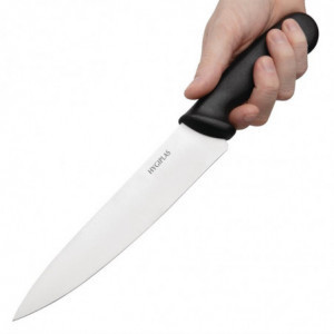 Nož za kuhanje črne barve z 21,5 cm rezilom - Hygiplas - Fourniresto