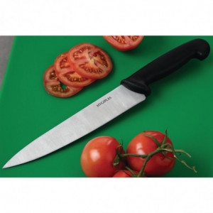 Nož za kuhanje črne barve z 21,5 cm rezilom - Hygiplas - Fourniresto
