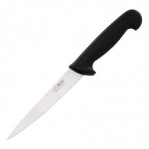 Nož za filetiranje črne barve, dolžina rezila 15 cm - Hygiplas - Fourniresto