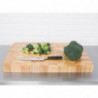 Rezalna deska pravokotne oblike iz lesa 610 x 455 mm - Vogue - Fourniresto