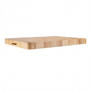 Rezalna deska pravokotne oblike iz lesa 610 x 455 mm - Vogue - Fourniresto