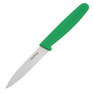 Nož za kuhinjo zeleno rezilo 7,5 cm - Hygiplas - Fourniresto