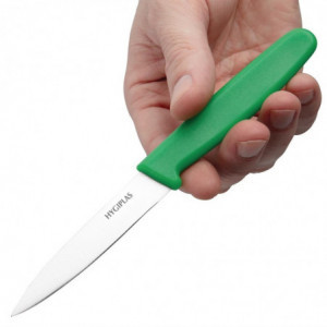 Nož za kuhinjo zeleno rezilo 7,5 cm - Hygiplas - Fourniresto