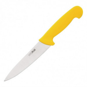 Nož za kuhanje rumene barve, rezilo 16 cm - Hygiplas - Fourniresto
