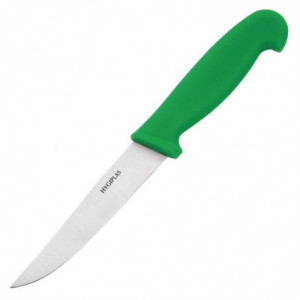Nož za zelenjavo z zelenim rezilom 10 cm - Hygiplas - Fourniresto