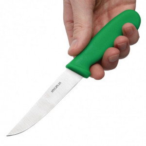 Nož za zelenjavo z zelenim rezilom 10 cm - Hygiplas - Fourniresto