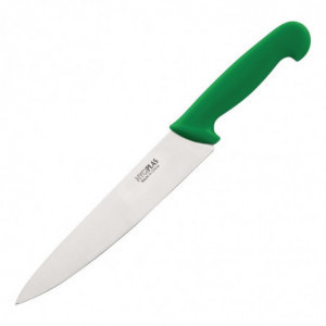 Nož za kuhanje zeleno rezilo 21,5 cm - Hygiplas - Fourniresto
