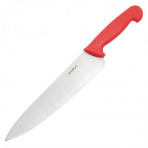 Nož za kuhanje rdeča rezila 25,5 cm - Hygiplas - Fourniresto