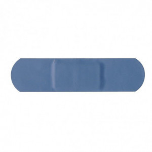 Standardni modri obliži - 70 x 25 mm - Paket 100 kosov - FourniResto - Fourniresto